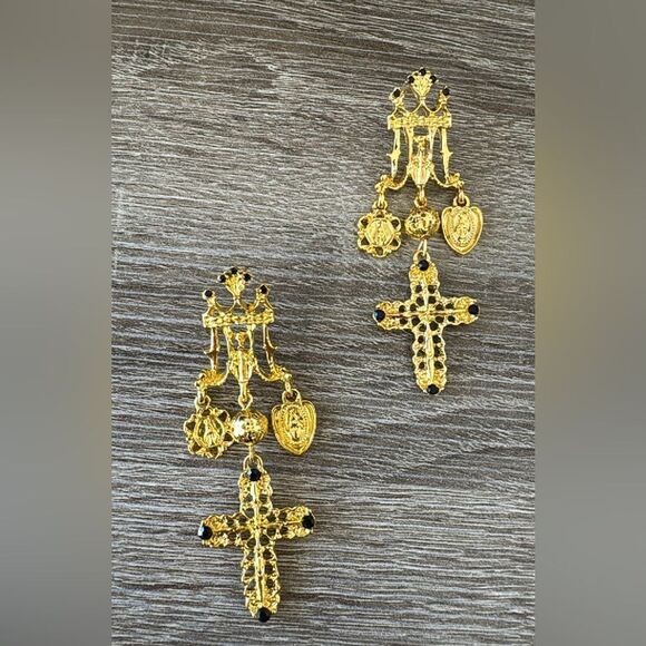 Vintg are style drop earrings A234 - Picture 4 of 5